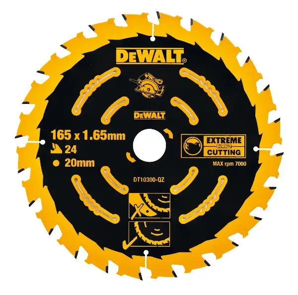 Pânză EXTREME DEWALT®, 190x30mm, Z24, WZ, pentru ferăstraul circular manual DWE575K, ZDT10304-QZ