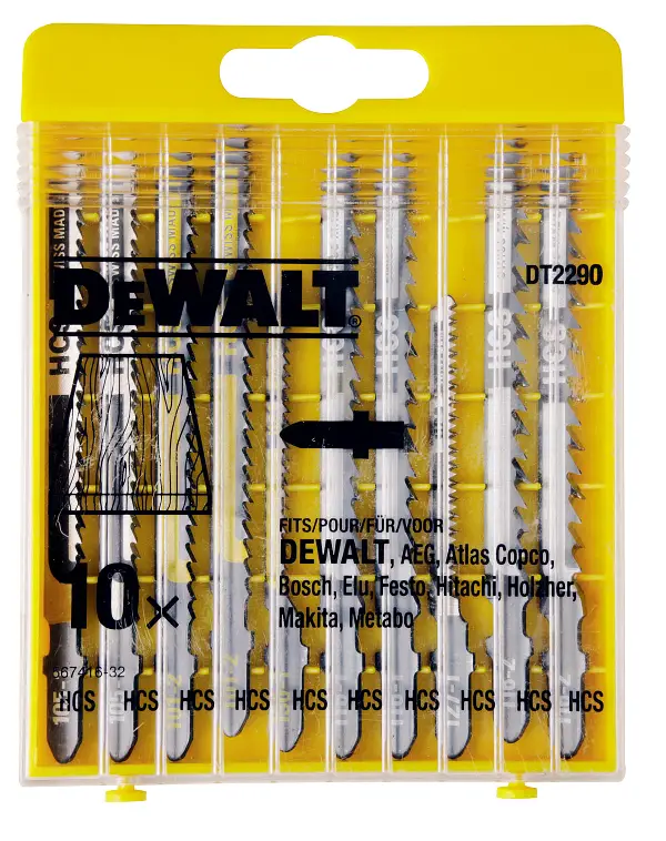 Stichsägeblätter-Satz Holz 10Stk/Pack, ZDT2290-QZ