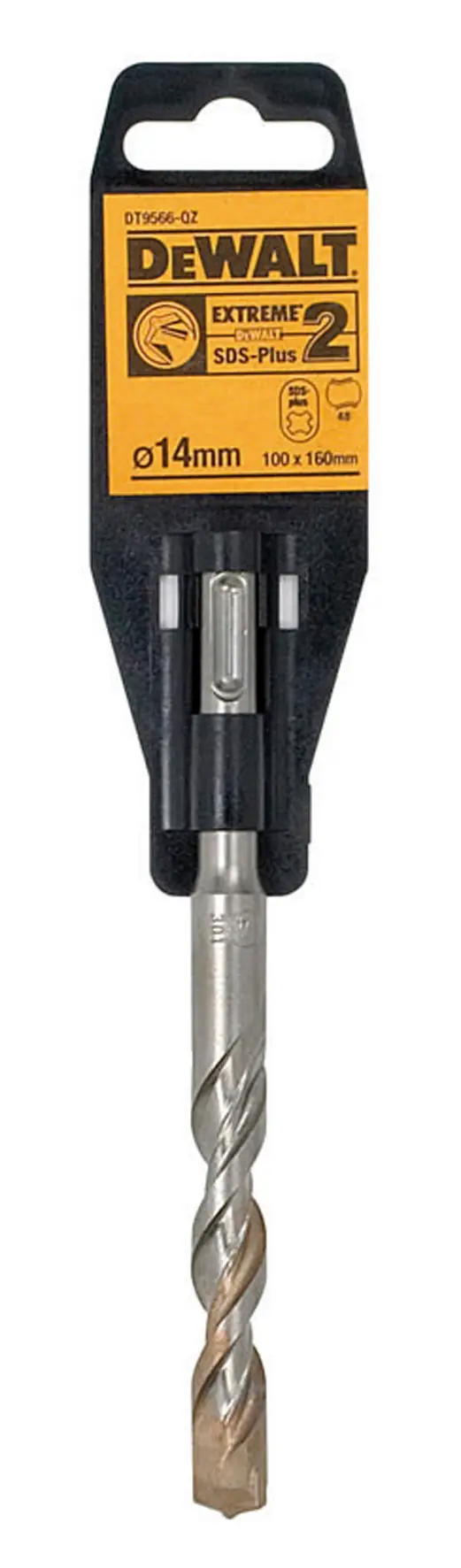 Burghiu pentru ciocan rotopercutor EXTREME®2 DEWALT® SDS-Plus 14x200x150mm, ZDT9567-QZ