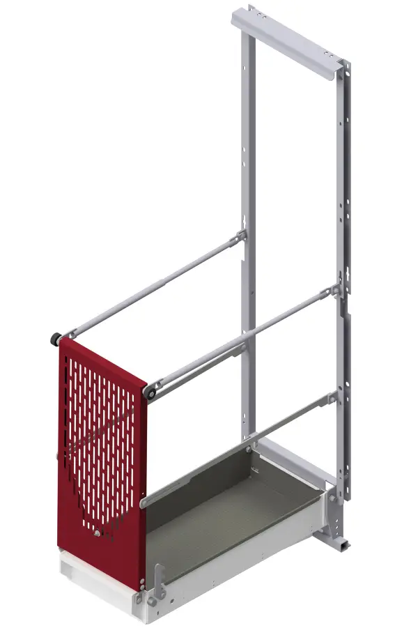 Pasarelă de montaj GEDA pentru nacelă, platformă rabatabilă pentru montaj fără schelă premontată, ZG1197