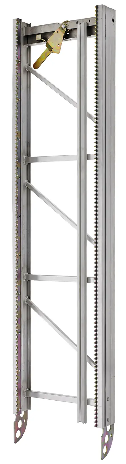 Element de scară de 2m pentru GEDA 200Z, cu cremalieră, ghidaj pentru cablu şi închidere rapidă, ZG2506