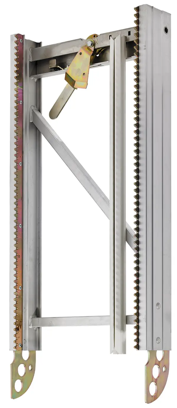 Element de scară de 1m pentru GEDA 200Z, cu cremalieră, ghidaj pentru cablu şi închidere rapidă, ZG2507