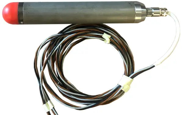 Ersatzflasche LAIER LATI U 57, 230V, d= 57mm, mit Gummivibrokappe und 6m Litze, ZLATI57UEFG