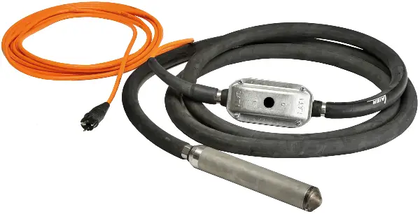 Vibrator intern pentru beton LAIER, de înaltă frecvenţă, diametru 57 mm, cu convertizor de frecvenţă integrat, 230V, ZUL57