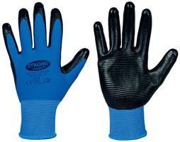 Mănușă din tricot fin PROFILGRIP STRONGHAND®, albastră, EN388, mărime. 8 PU120, Z058208