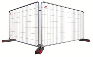 Gard mobil ROUND TOP 2000x3450mm elemente de prindere, Z1020LO