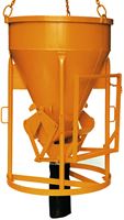 Siloz pentru beton 1016.8, 500l cilindric-conic, cu manetă, Z10630