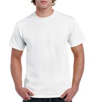 T-Shirt Gildan Heavy bumbac, alb, 170 g/m², marime M, UA12, Z18009WM