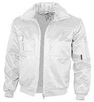 Jachetă pilot QUALITEX, albă, 265 g/m², mărime XL, Z23611XL