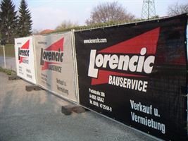 Gard de protecţie vizuală pentru construcţii, 340 x 175cm, imprimare digitală, 11-20 bucăţi, 330g/m², Z34017510
