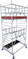 Alu-Rollgerüst KRAUSE® MONTO® PROTEC® XXL Breitaufbau 2,00x1,20m, AH= 5,30m, Z945129
