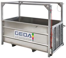 Nacelă pentru GEDA 200Z, dimensiuni interioare: 0,8x1,4x1,1m, cu cheie pentru uşa de asigurare a etajului, ZG29200