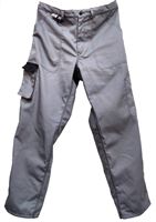 Pantaloni LO-PROTEC gri/negru 245 g/m² Marime 50 5buc/cutie, ZLO-PROTGBBH50