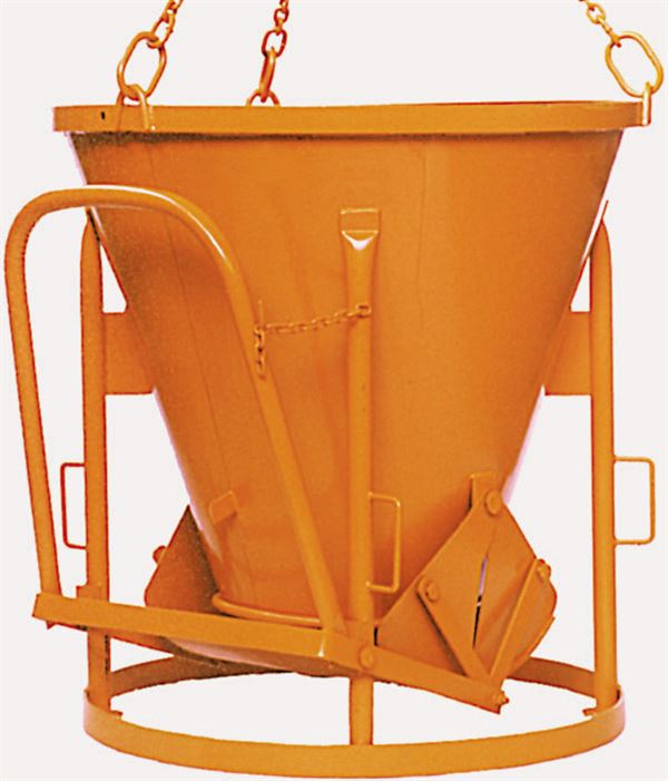 Siloz de beton 1011.8, 500l conic, cu manetă, Z1050
