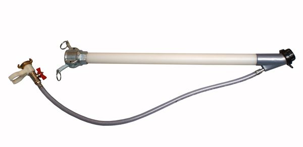 Aparat pentru tencuială fină, 25mm, 600mm, duză de 14mm, drept, 30°, Z190011X