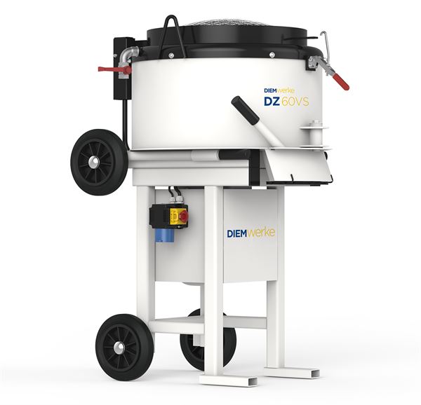 Malaxor cu amestecare forţată DIEM DZ 60VS, 400V / 2,2kW, volum 100L, amestec 60L, 162kg, Z20085