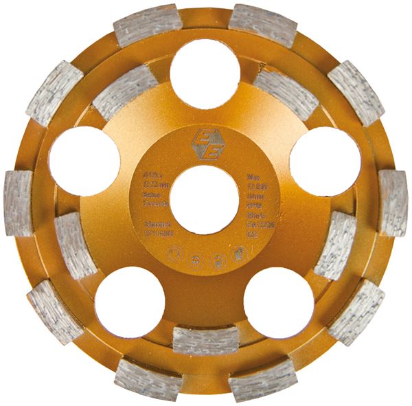 Diamant-Schleifteller Beton STANDARD gold d=125mm für Betonschleifer EBS 1802, Z37114000