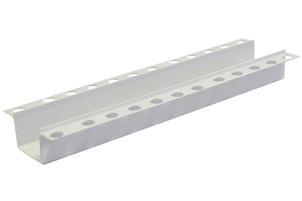 Profil nut WDVS din PVC, 32 x 23mm, 2,50 ml/bară, 20 bare/cutie, 50 cutii/palet, Z4940304