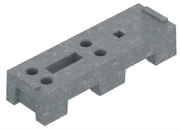 Picior din material reciclat, 767 x 247 x 160mm, 24 bucăţi/palet, Z7004418