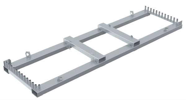 Palet pentru transport, TP 25, 3,55 x 1,18m, pentru gard mobil, Z7021143