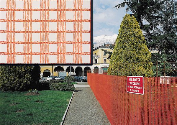 Gard pentru construcţii, marca Austronet, model 350, oranj, lăţime: 120cm, 50 ml/rolă, 35 role/palet, ZA350120