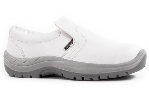 Sicherheits-Slipper PLUTONE, weiß, nieder, EN ISO 20345:2011 S2 SRC, Gr. 40, ZCE1140