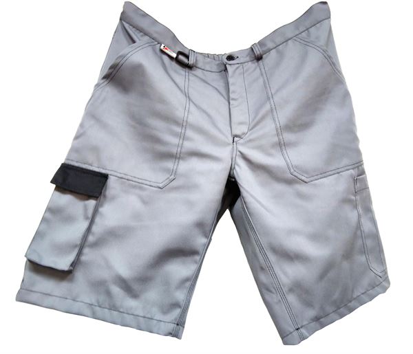 Pantaloni scurti LO-PROTEC gri/negru 245 g/m² Gr. 54 5buc/cutie, ZLO-PROTGBAS54
