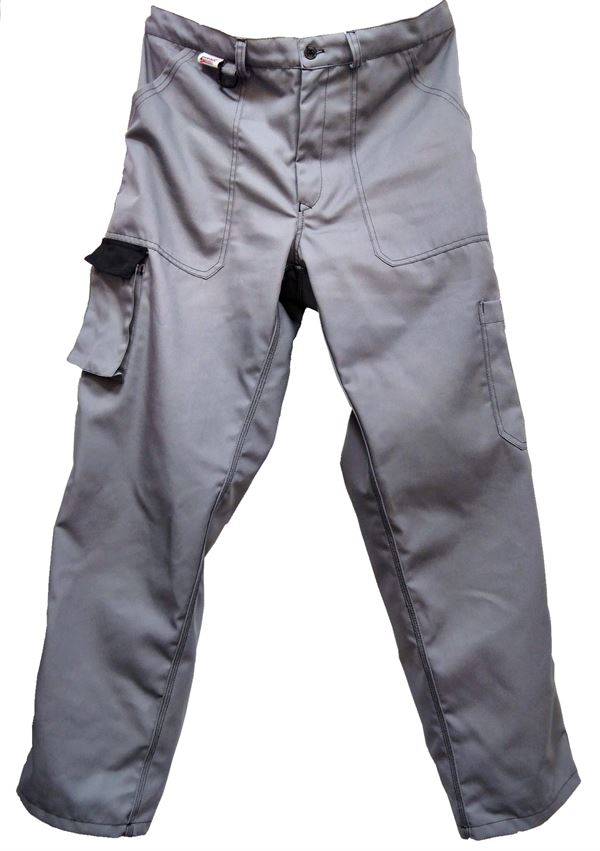 Pantaloni LO-PROTEC gri/negru 245 g/m² Marime 50 5buc/cutie, ZLO-PROTGBBH50