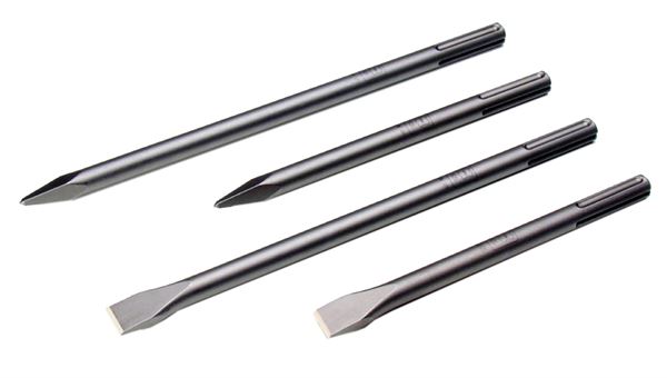 Spitz- und Flachmeißel-SET DEWALT® SDS-Max 4Stk/Pack, ZSDSMAXSET-QZ
